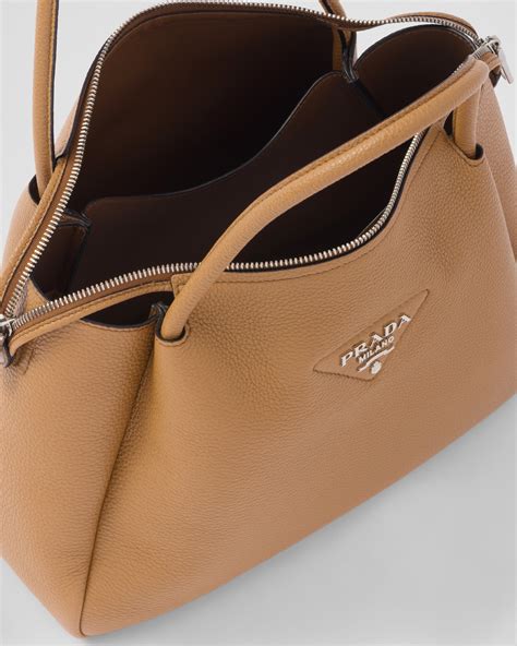 prada 170|Caramel Medium Leather Handbag .